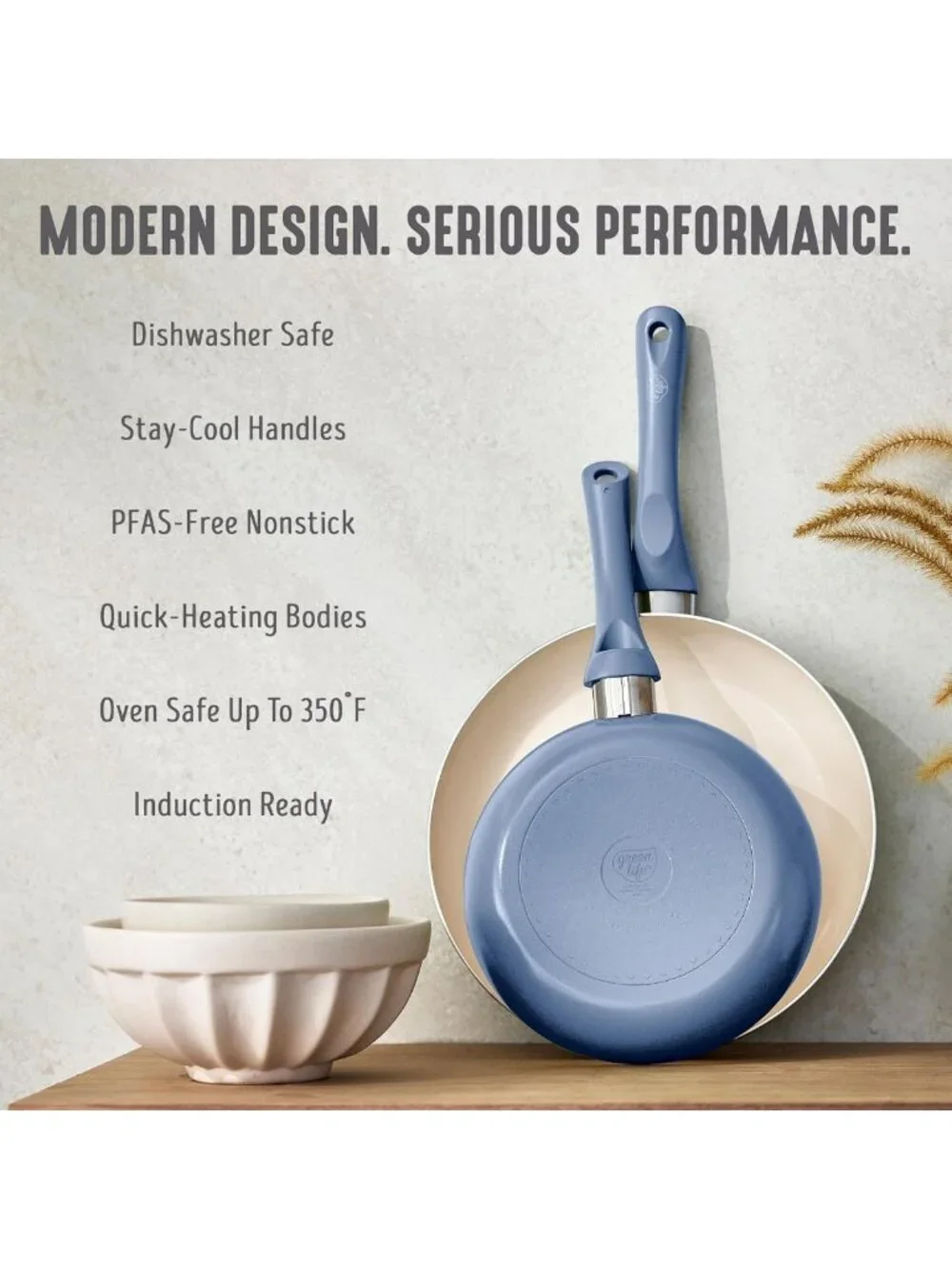 Ceramic Nonstick Skillet Set - 8